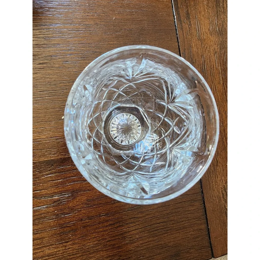 Noritake Hampton Hall Lead Crystal Votive Candle Holder Clear Glass